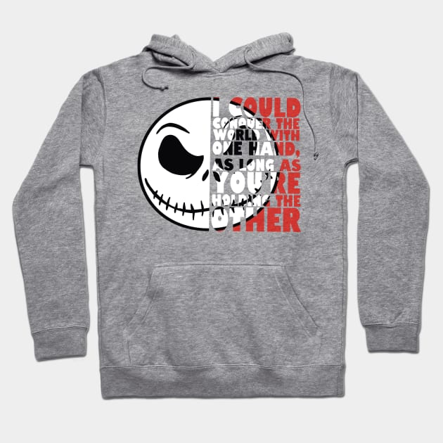 Conquer the world with one hand Hoodie by joefixit2